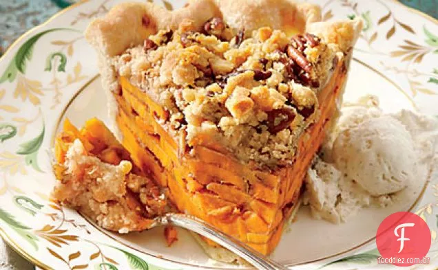 Torta De Batata Doce Fatiada