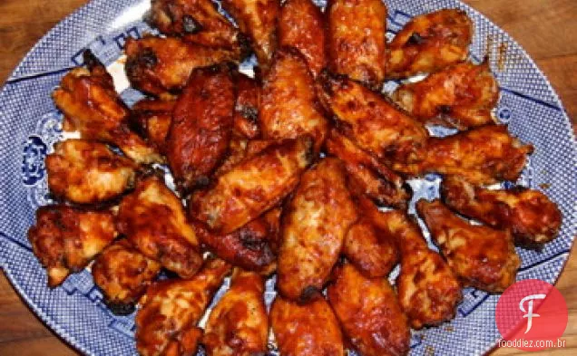 Asas De Frango Assadas No Forno Picante
