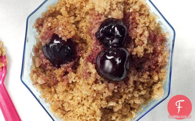 Cerejas torradas com cacau-Mocha Granita