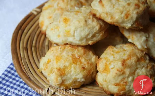 Alho Queijo Gota Biscoitos