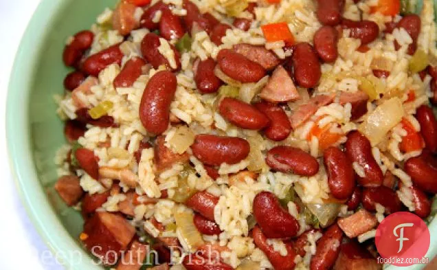 Frigideira Feijão Vermelho e arroz