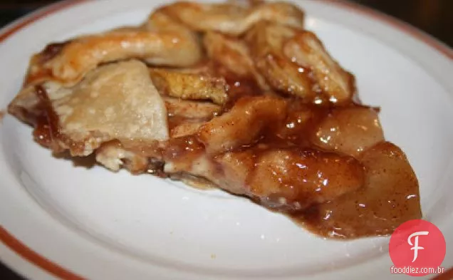 Maçã fresca e pêra Crostata