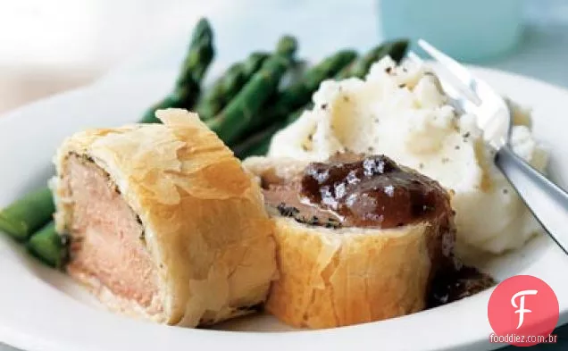 Lombo de porco em Phyllo