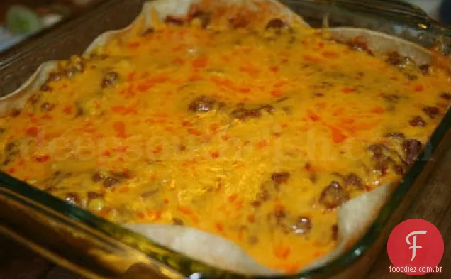 Caçarola De Enchilada De Carne