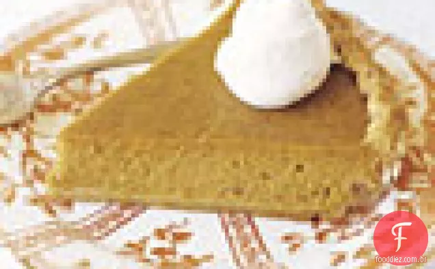 Torta de abóbora com chantilly temperado