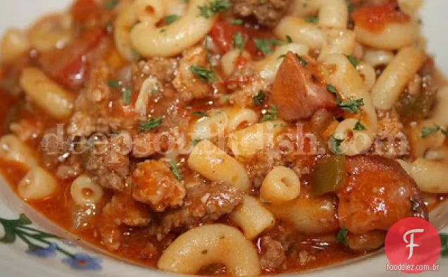 Carne do Sul e Salsicha Goulash