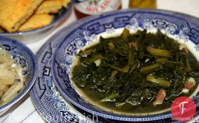 Greens Do Nabo Do Estilo Do Sul