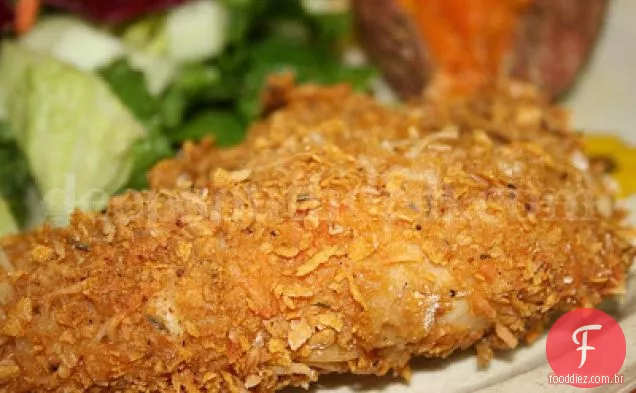 Frango Com Leitelho Frito No Forno Crocante