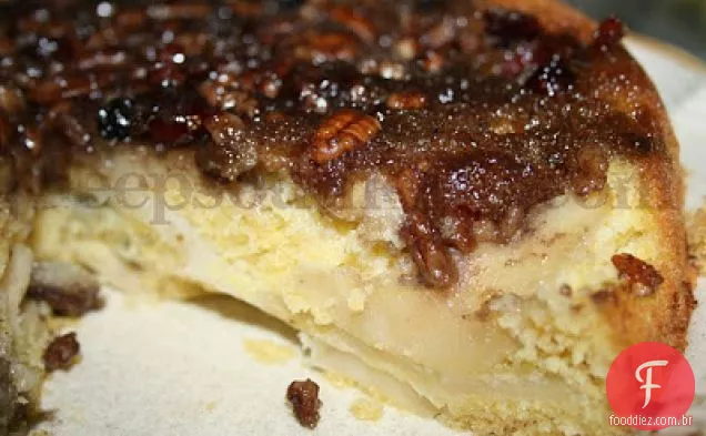 Maçã De Cabeça Para Baixo Bolo De Fubá