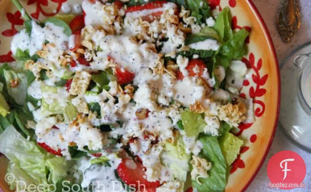 Salada De Espinafre Morango