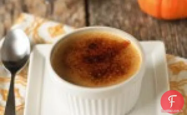 Pumpkin Spice Crème Brulee