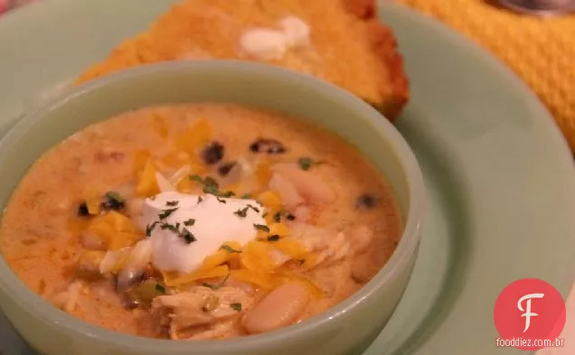 Sopa Cremosa De Tortilha De Frango