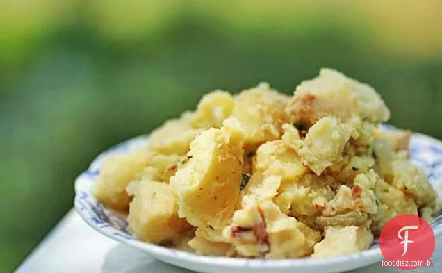 Salada de batata com Bacon e maçãs