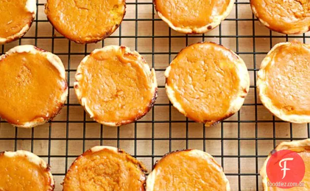 Mini Tortas De Abóbora Com Chantilly Temperado