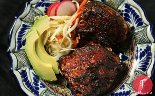 Vermelho Chile Marinado Frango Grelhado