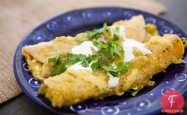 Verde Chile Enchiladas