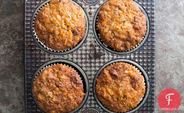 Cupcakes De Cenoura De Maçã