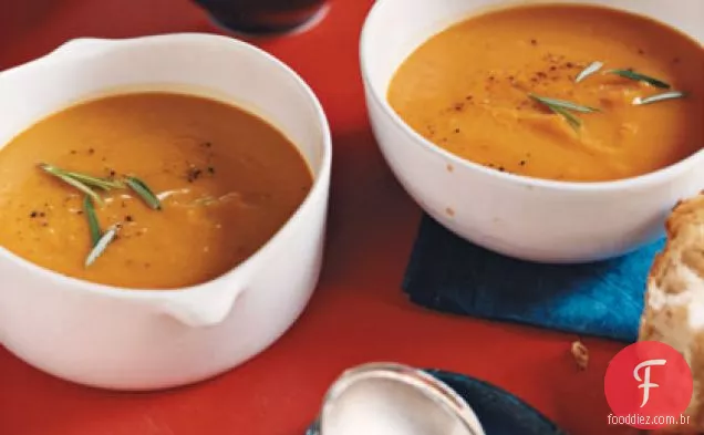 Sopa De Alho-Poró De Abóbora