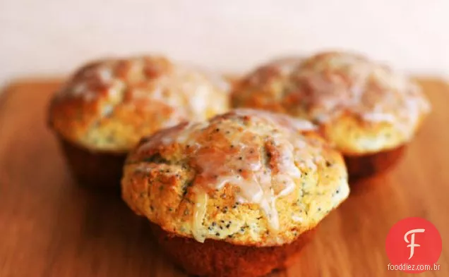 Muffins De Sementes De Papoula De Limão