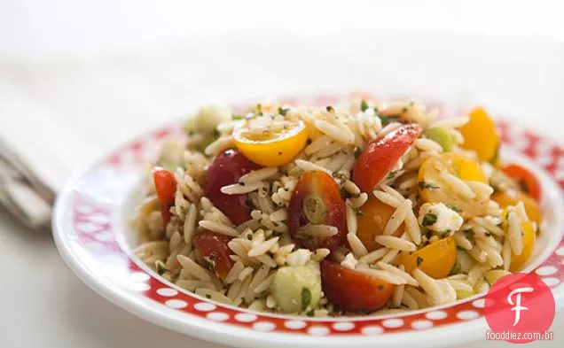 Salada De Tomate Cereja Orzo