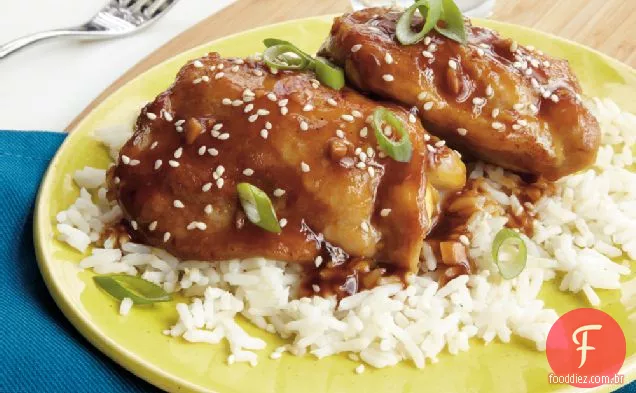 Frango Com Gergelim E Gengibre
