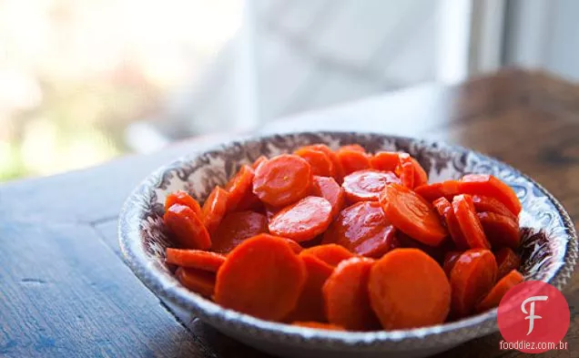 Bege Laranja Vitrificada Cenouras