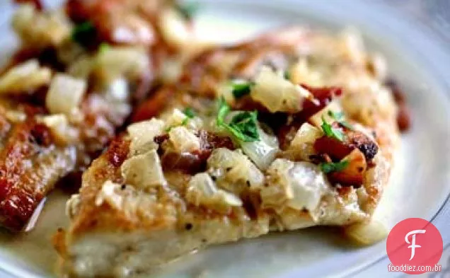 Frango Marsala com Pancetta e creme