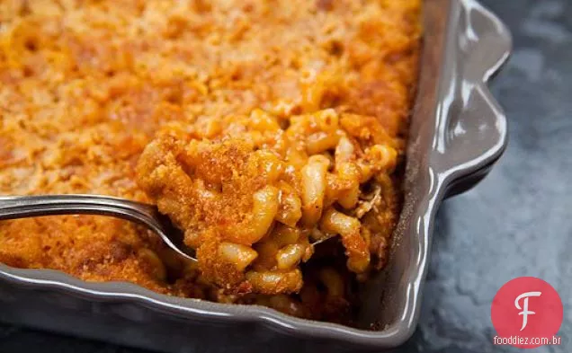 Chouriço Mac e queijo
