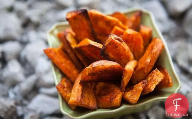 Batatas Fritas Assadas No Forno