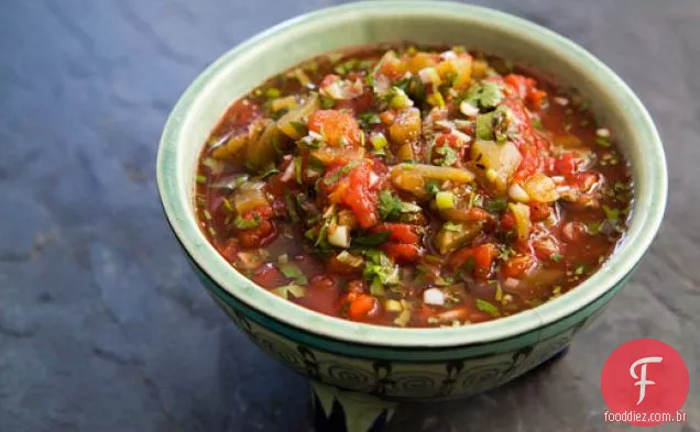 Salsa De Tomate Chile Verde Simples