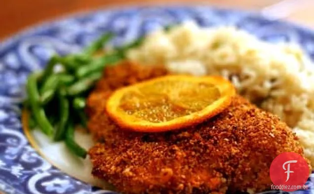 Frango Com Gergelim E Laranja