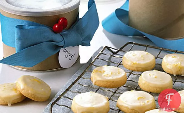 Biscoitos De Limão Vitrificados