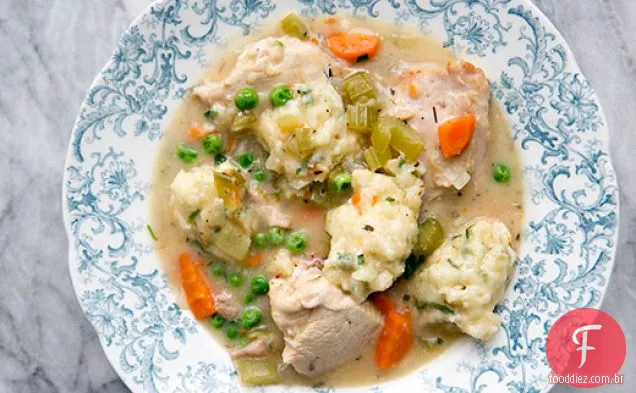 Frango e bolinhos
