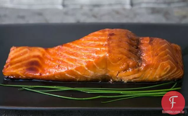 Sake Ginger Glazed Salmon