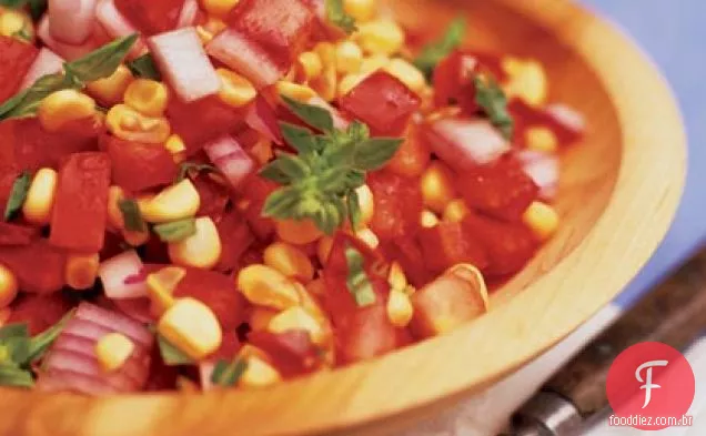 Salada De Tomate E Milho