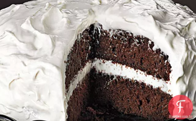 Bolo de Chocolate com cobertura fofa