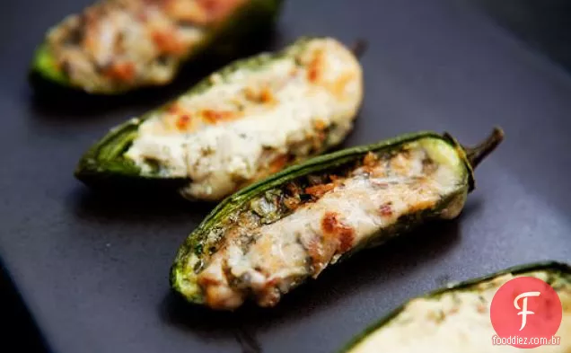 Jalapeños Recheados Assados