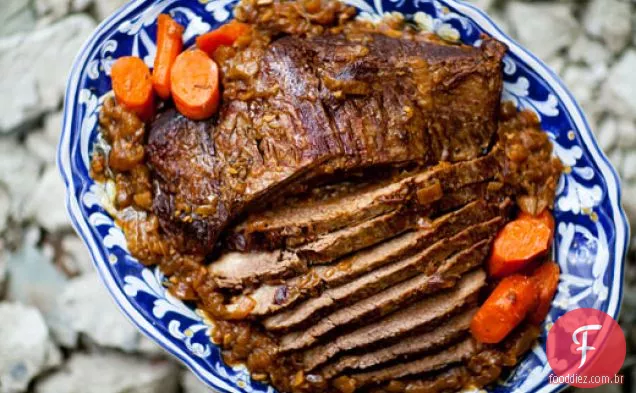 Carne Peito Pote Assado