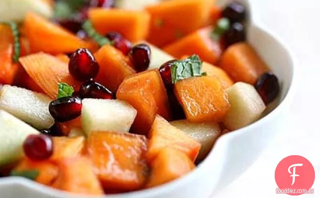 Salada De Frutas De Romã Caqui