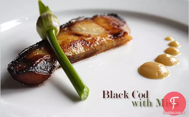 Bacalhau preto com Miso (Miso-bacalhau preto marinado)