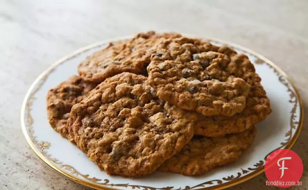 Biscoitos De Aveia Com Passas
