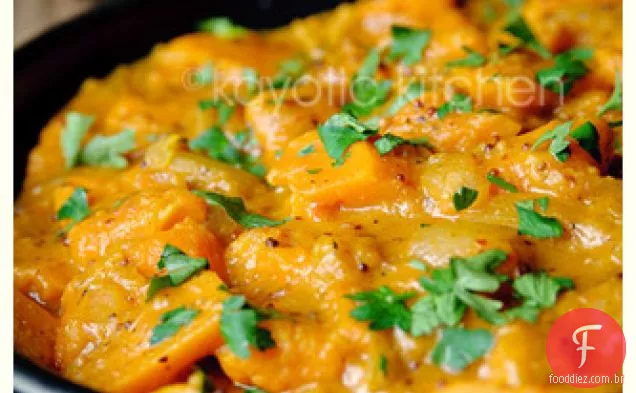 Curry de abóbora de Kay