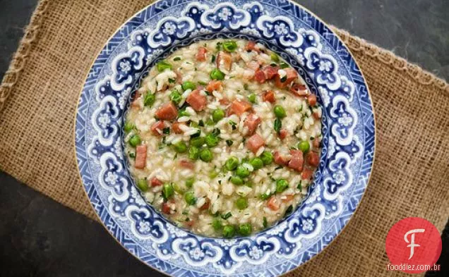 Risi e Bisi, arroz italiano e ervilhas