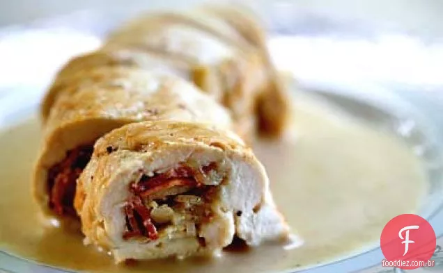 Roulades De Bacon De Frango