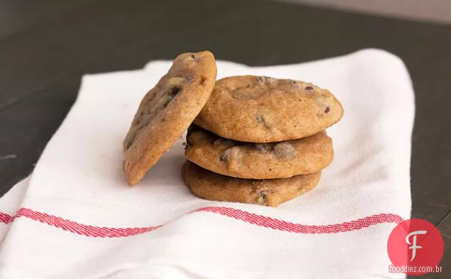 Biscoitos De Chocolate De Abóbora Em Borracha