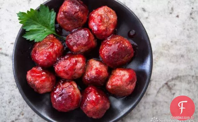 Almôndegas Vitrificadas Cranberry