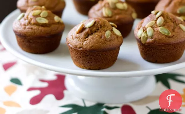 Muffins De Torta De Abóbora