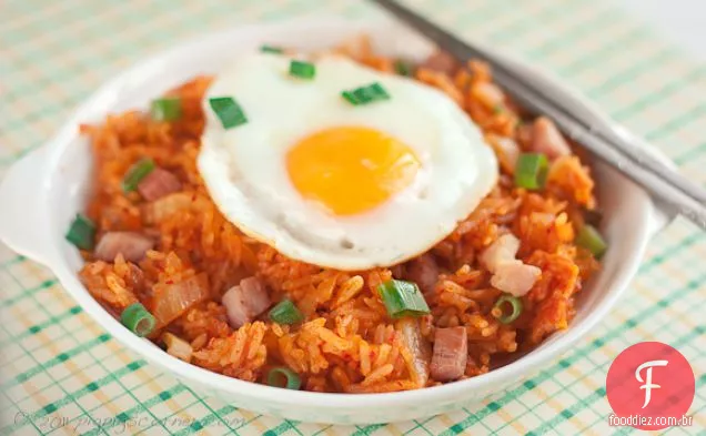 Kimchi e Gammon arroz frito
