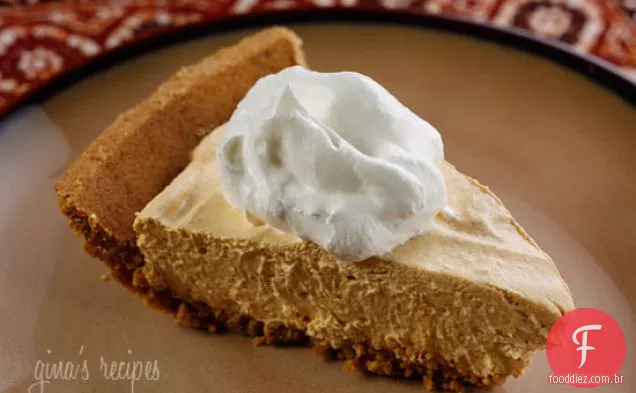Cheesecake não assado com especiarias de abóbora