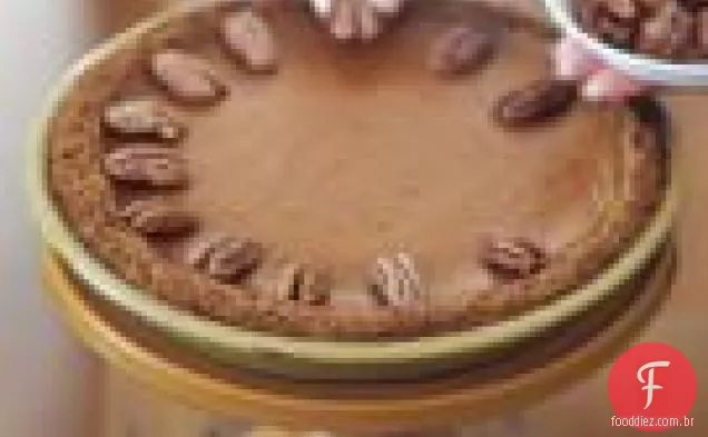 Torta De Abóbora Com Nozes Cristalizadas